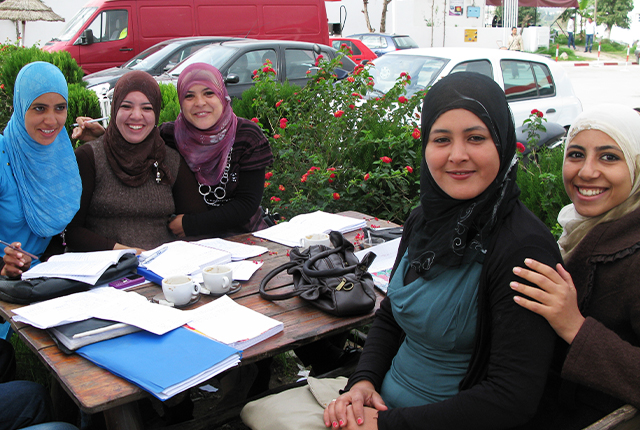 アラブの女子学生